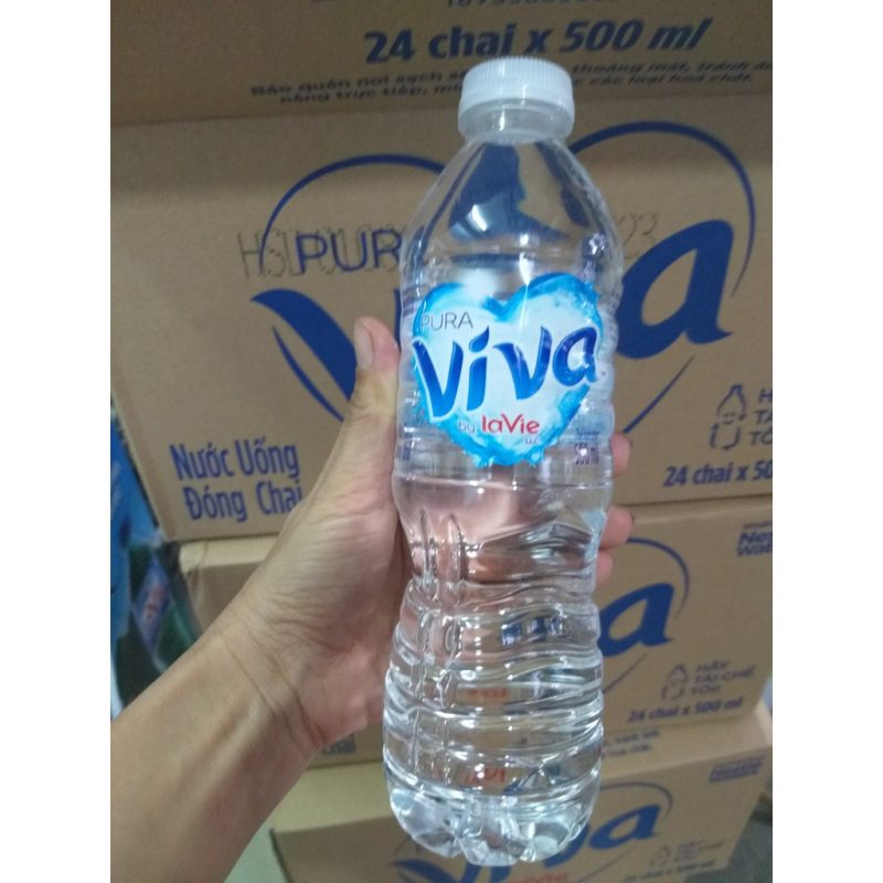 Thùng nước suối Viva 500ml