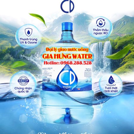 Nước uống tinh khiết đóng bình Chương Dương 19 lít