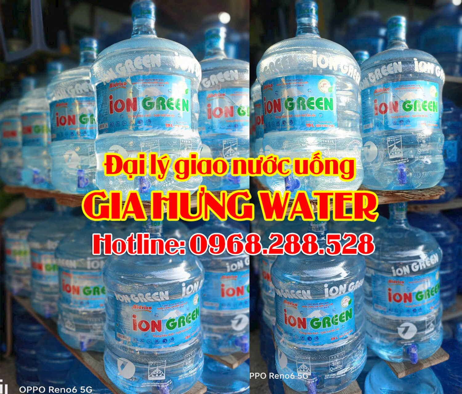 Đại lý nước Bidrico Ion Green chính hãng - Gia Hưng Water