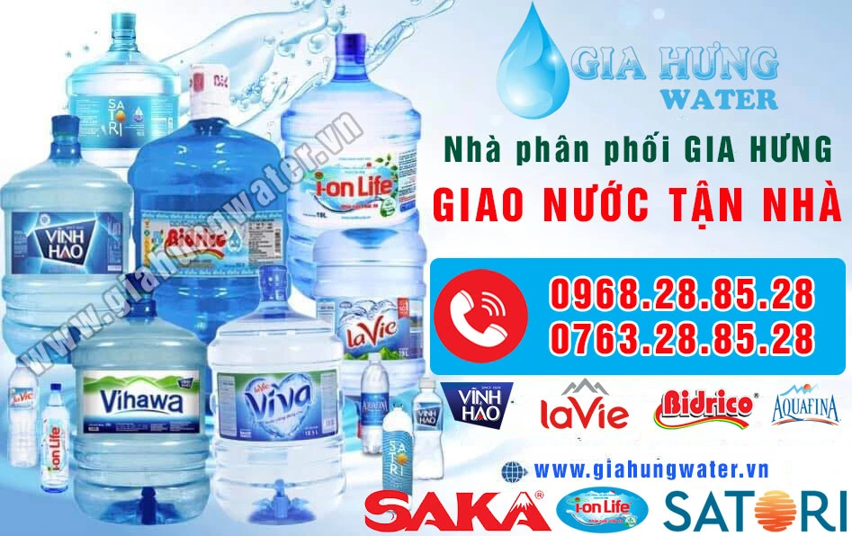 Đại lý giao nước uống Gia Hưng Water