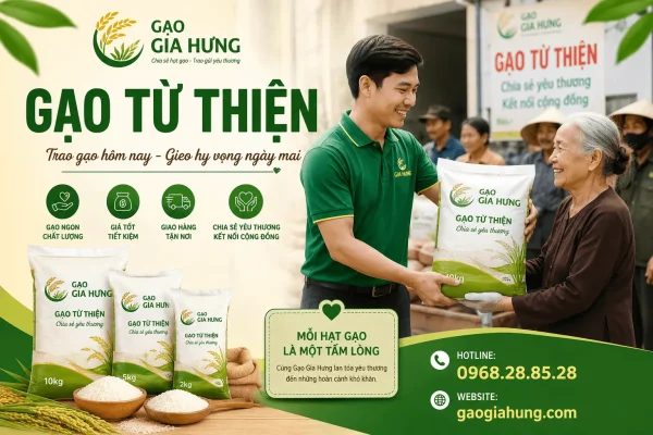 Đại Lý Gạo Từ Thiện Tại TPHCM Gần Đây – Gạo Gia Hưng
