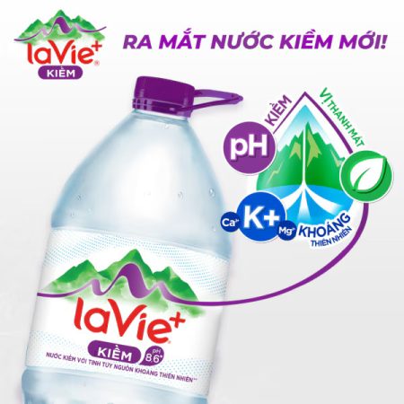 thùng nước LaVie+ kiềm 1.5L