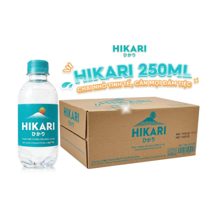 Nước suối chai nhỏ hikari 250ml