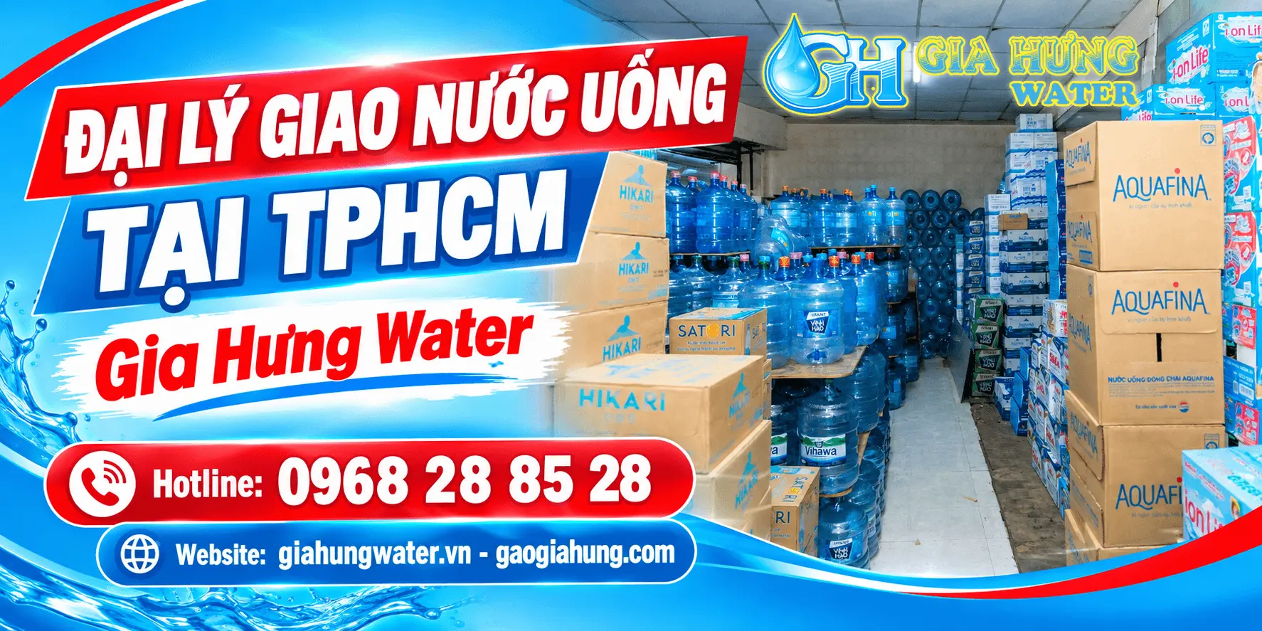 Gia Hưng Water – Đại Lý Giao Nước Uống Gần Nhất TPHCM & Gò Vấp!