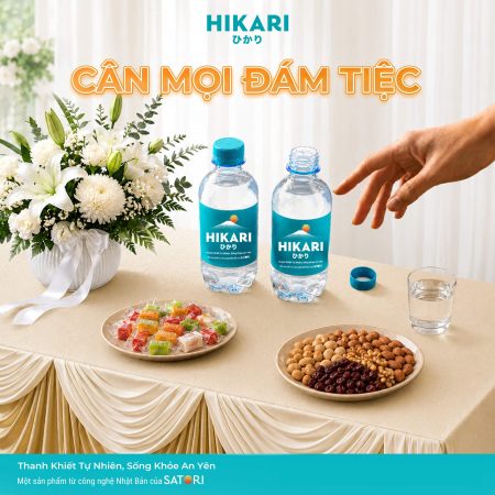 Nước suối chai nhỏ hikari 250ml